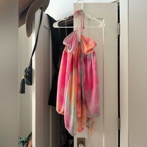 Wild Fable Tie Dye Halter Summer Dress XS
